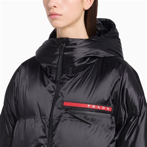 prada down jacket womens|Prada down jacket sale.